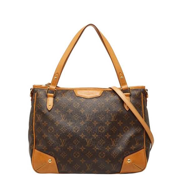LOUIS VUITTON Brown Monogram Leather Shoulder Bag